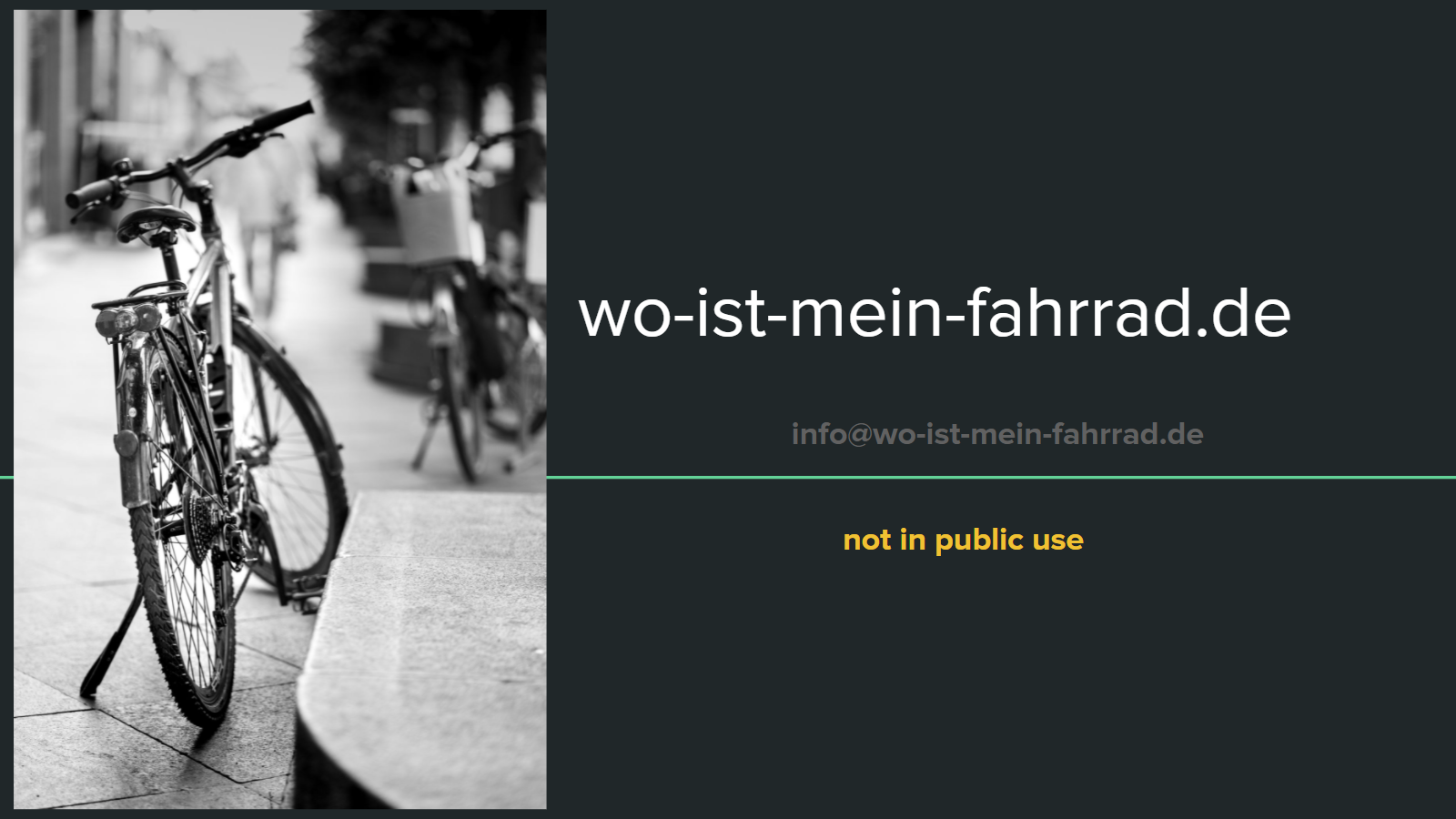www.wo-ist-mein-fahrrad.de